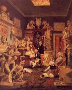  Johann Zoffany Charles Towneley's Library in Park Street oil painting reproduction